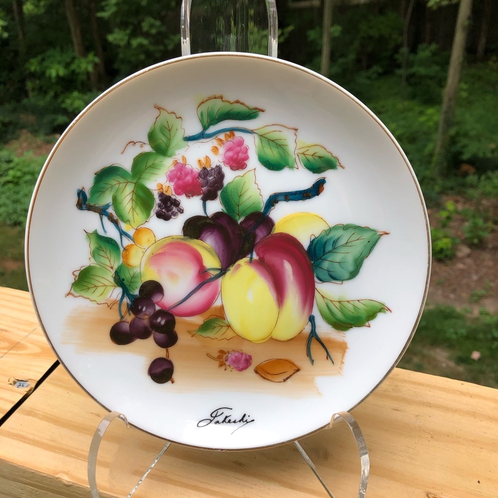 Beautiful Decorative Hand Painted Ceramic Plate - Wall Hanging Plate Collage